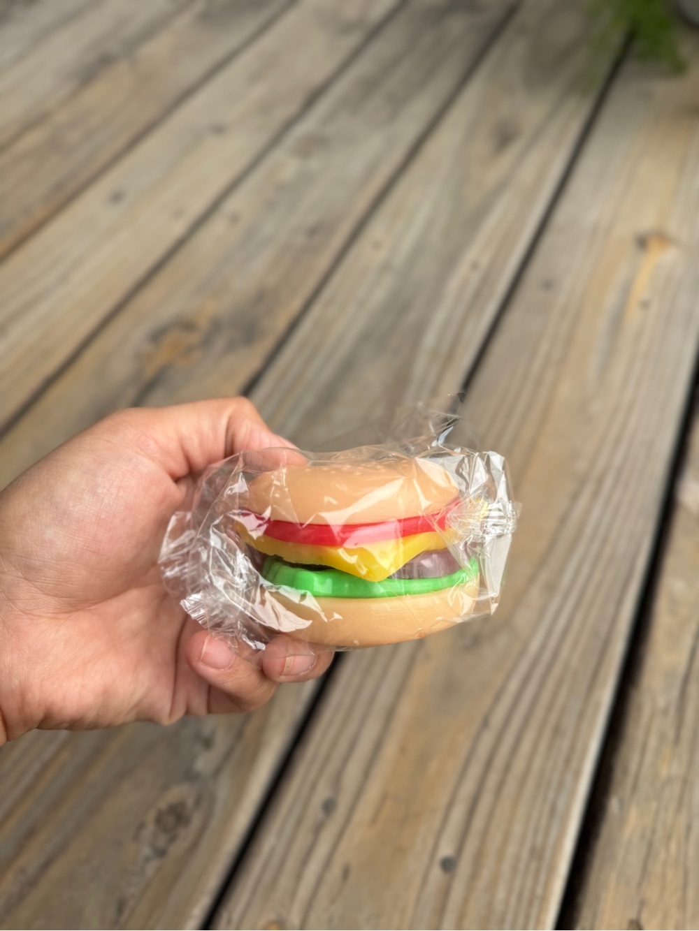 McDonald's Play Burger Squishy Toy - Removable layers